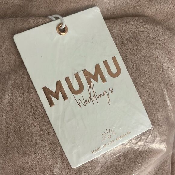 Show Me Your Mumu Madrid Gown Dusty Blush Stretch‎ Size Large NWT - Picture 8 of 16